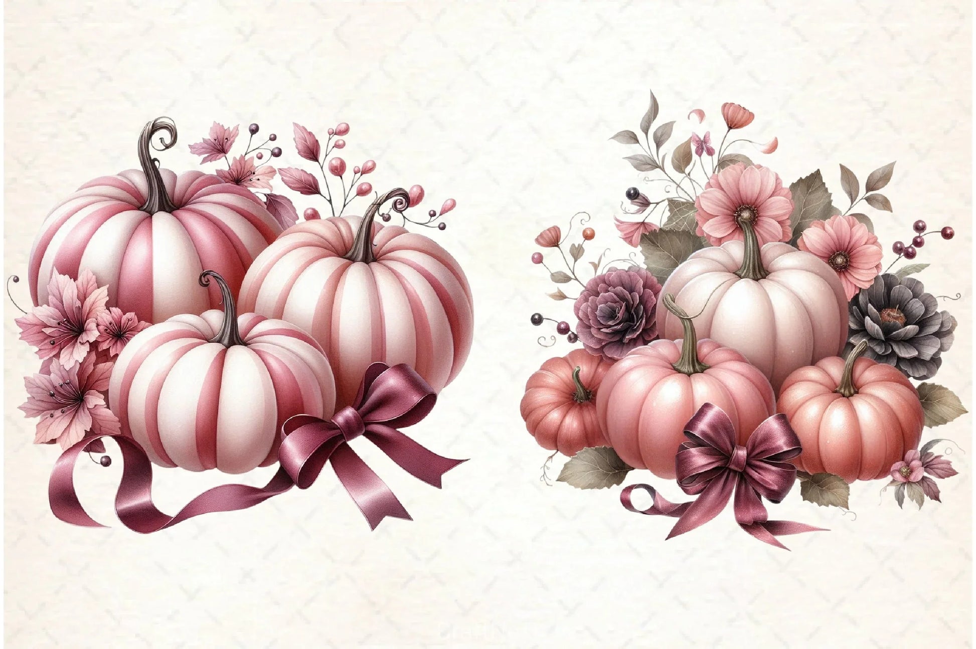 Burgundy Autumn Clipart Bundle 4 - CraftNest - Digital Crafting and Art