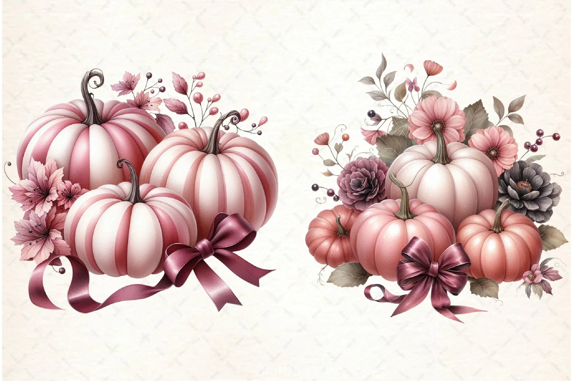 Burgundy Autumn Clipart Bundle 4 - CraftNest - Digital Crafting and Art