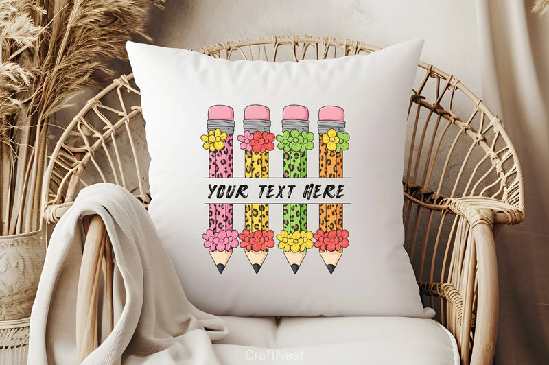 Pencil Monogram Clipart Bundle - CraftNest - Digital Crafting and Art