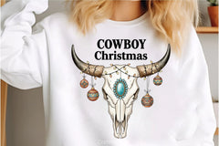 Bull Skull Cowboy Christmas Clipart Bundle - CraftNest - Digital Crafting and Art