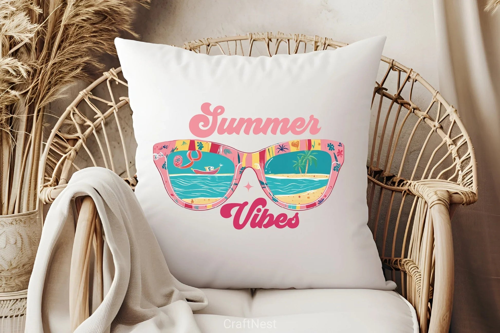 Summer Vibes Sunglasses Clipart Bundle - CraftNest - Digital Crafting and Art