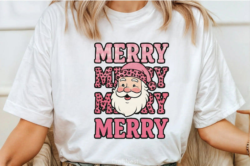 Retro Pink Christmas Clipart Bundle 28 - CraftNest - Digital Crafting and Art