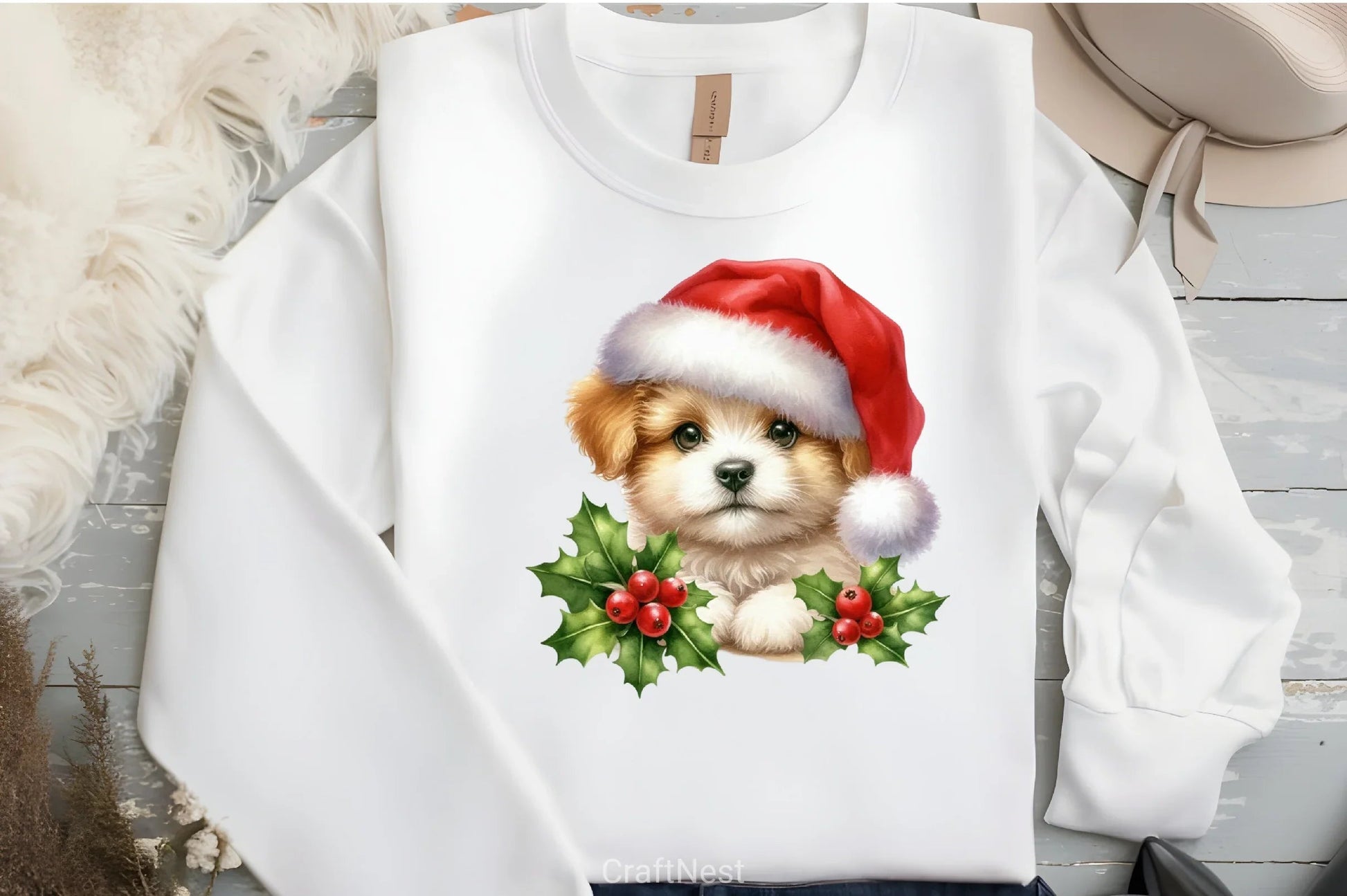 Christmas Dog Clipart Bundle 6 - CraftNest - Digital Crafting and Art