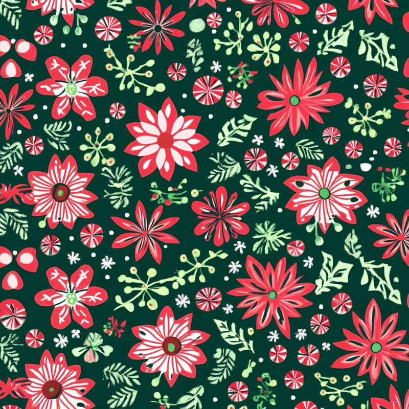 Red Green Christmas Patterns Clipart Bundle - CraftNest - Digital Crafting and Art