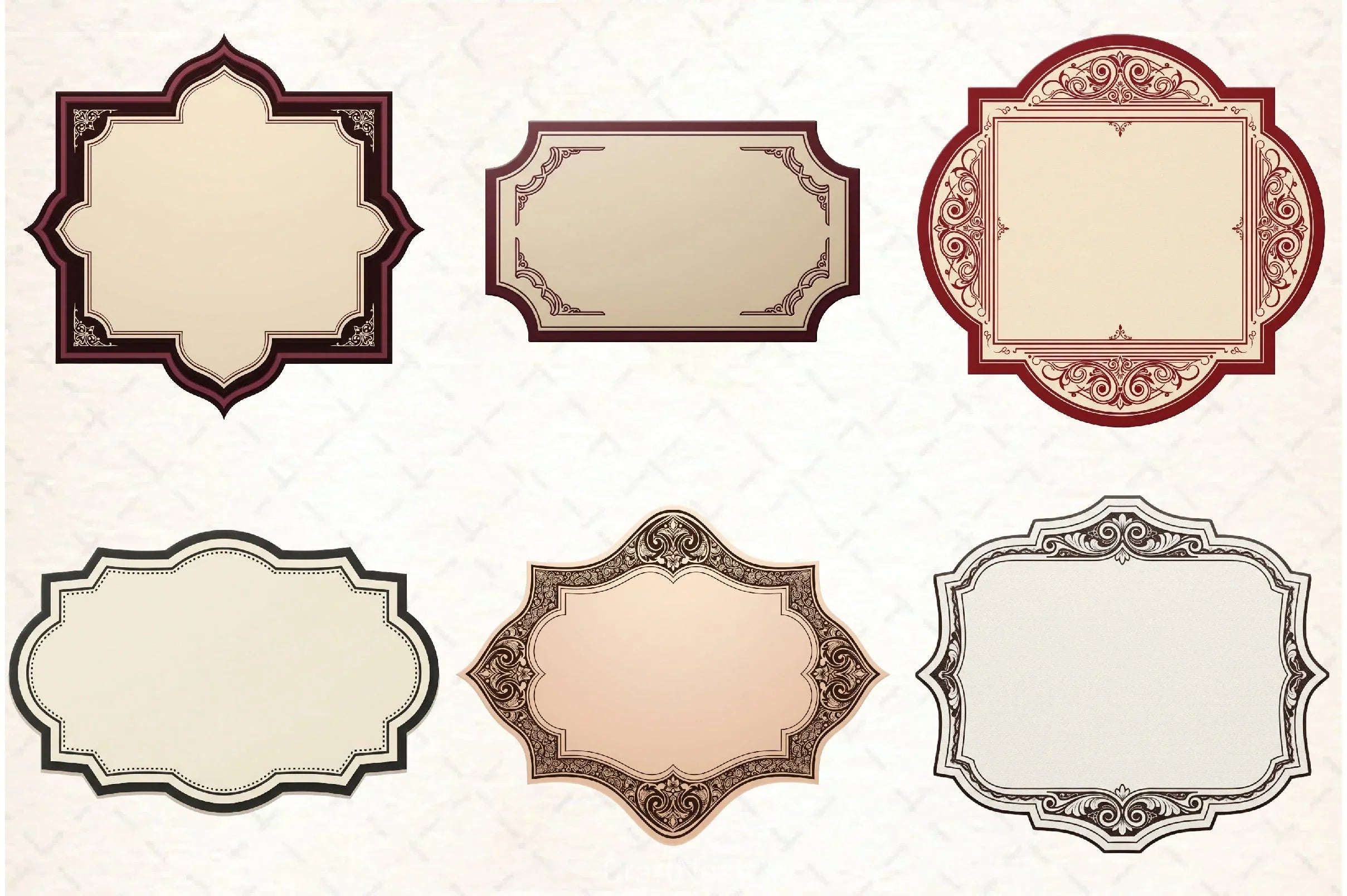 Vintage Label Clipart Bundle - CraftNest - Digital Crafting and Art