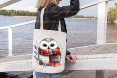 Christmas Owl Clipart Bundle 5 - CraftNest - Digital Crafting and Art