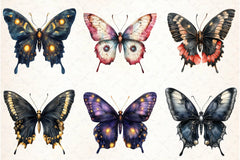 Gothic Butterfly Clipart Bundle - CraftNest - Digital Crafting and Art