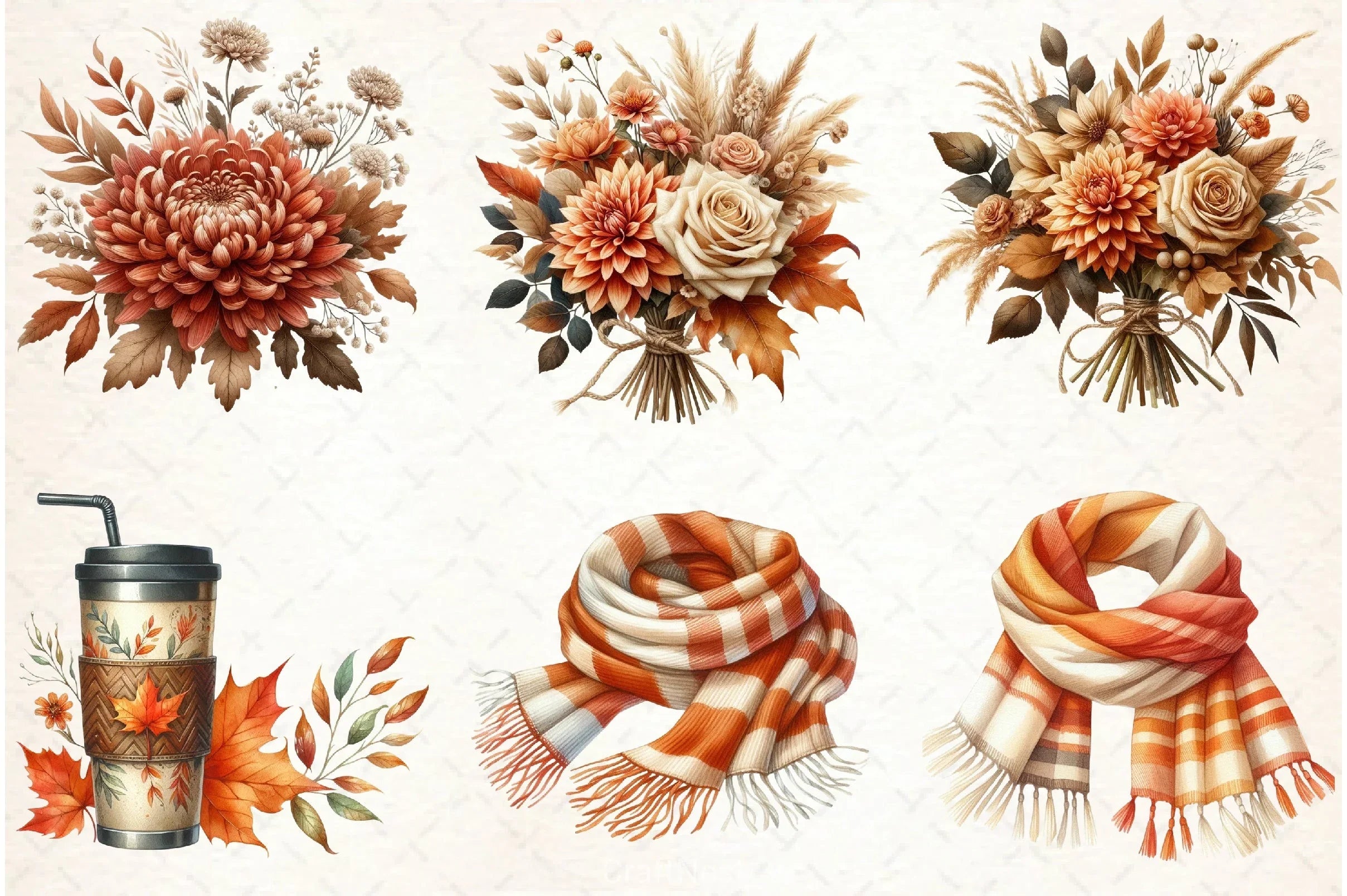 Autumn Clipart Bundle 10 - CraftNest - Digital Crafting and Art