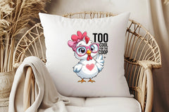 Too Cool Chicken Clipart Bundle - CraftNest - Digital Crafting and Art