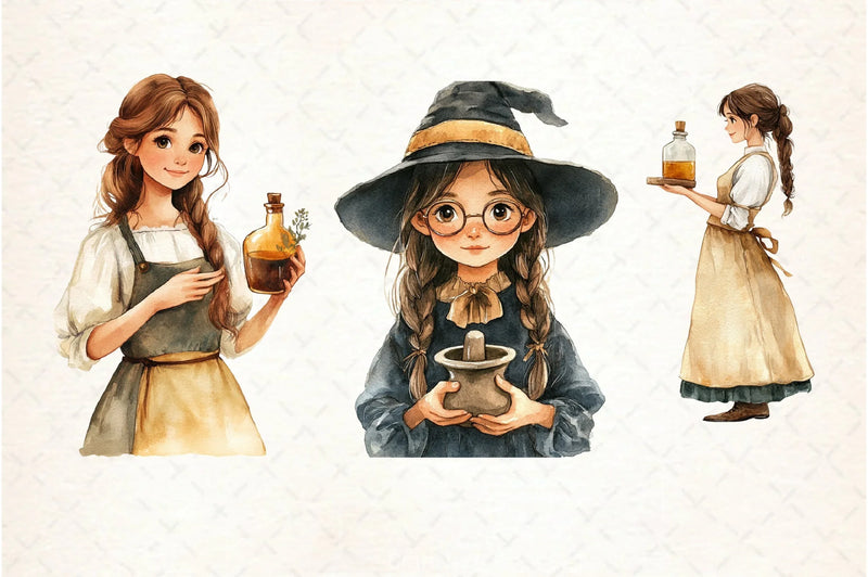 Vintage Apothecary Clipart Bundle - CraftNest - Digital Crafting and Art