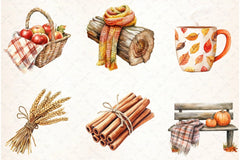 Cozy Fall Farmhouse Clipart Bundle - CraftNest - Digital Crafting and Art