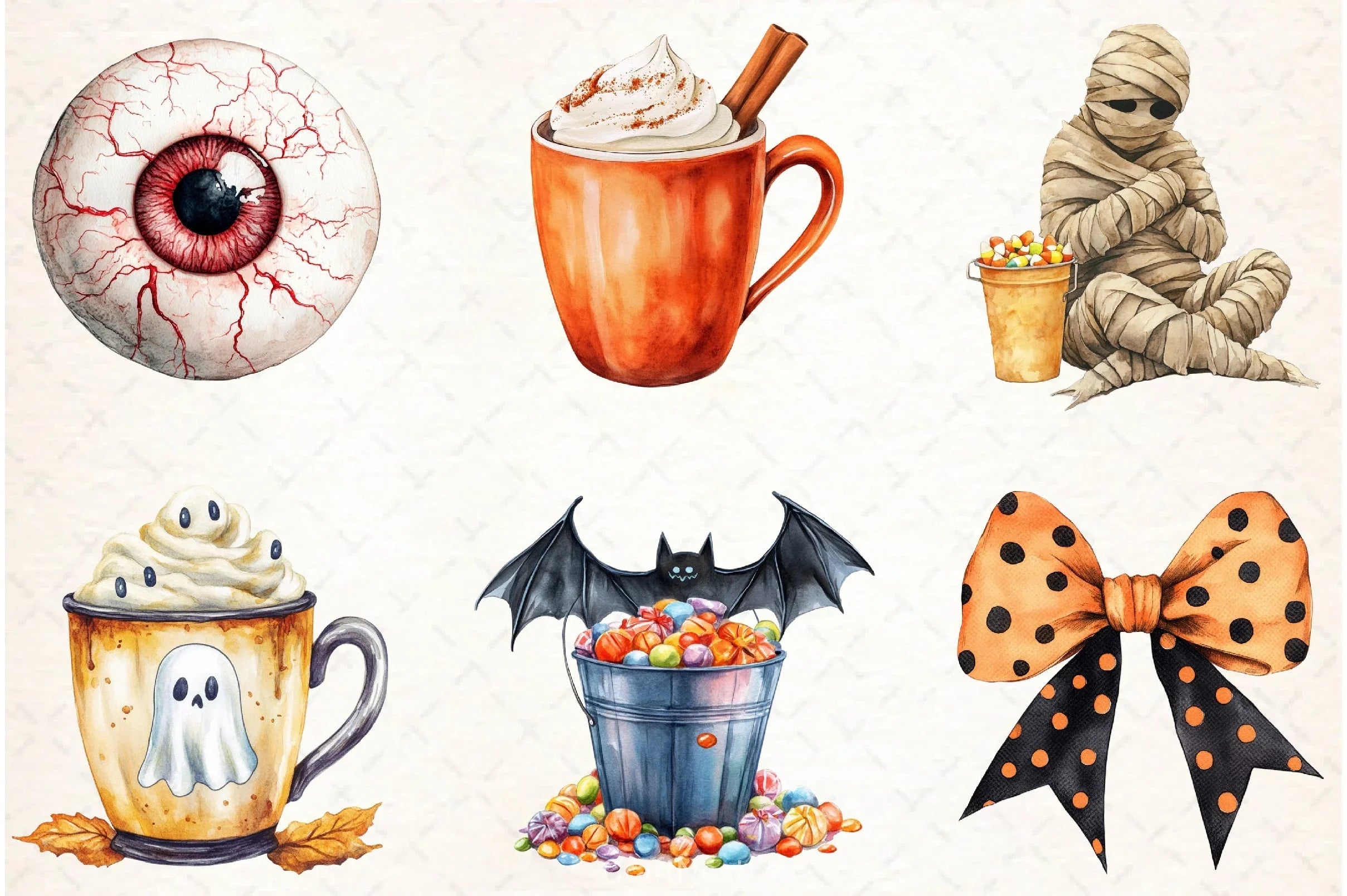 Halloween Clipart Bundle 4 - CraftNest - Digital Crafting and Art