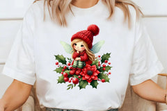 Fantasy Christmas Fairy Clipart Bundle - CraftNest - Digital Crafting and Art