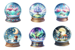 Fantasy Globe Clipart Bundle - CraftNest - Digital Crafting and Art