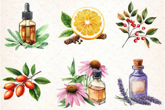 Natural Remedies Clipart Bundle 4 - CraftNest - Digital Crafting and Art