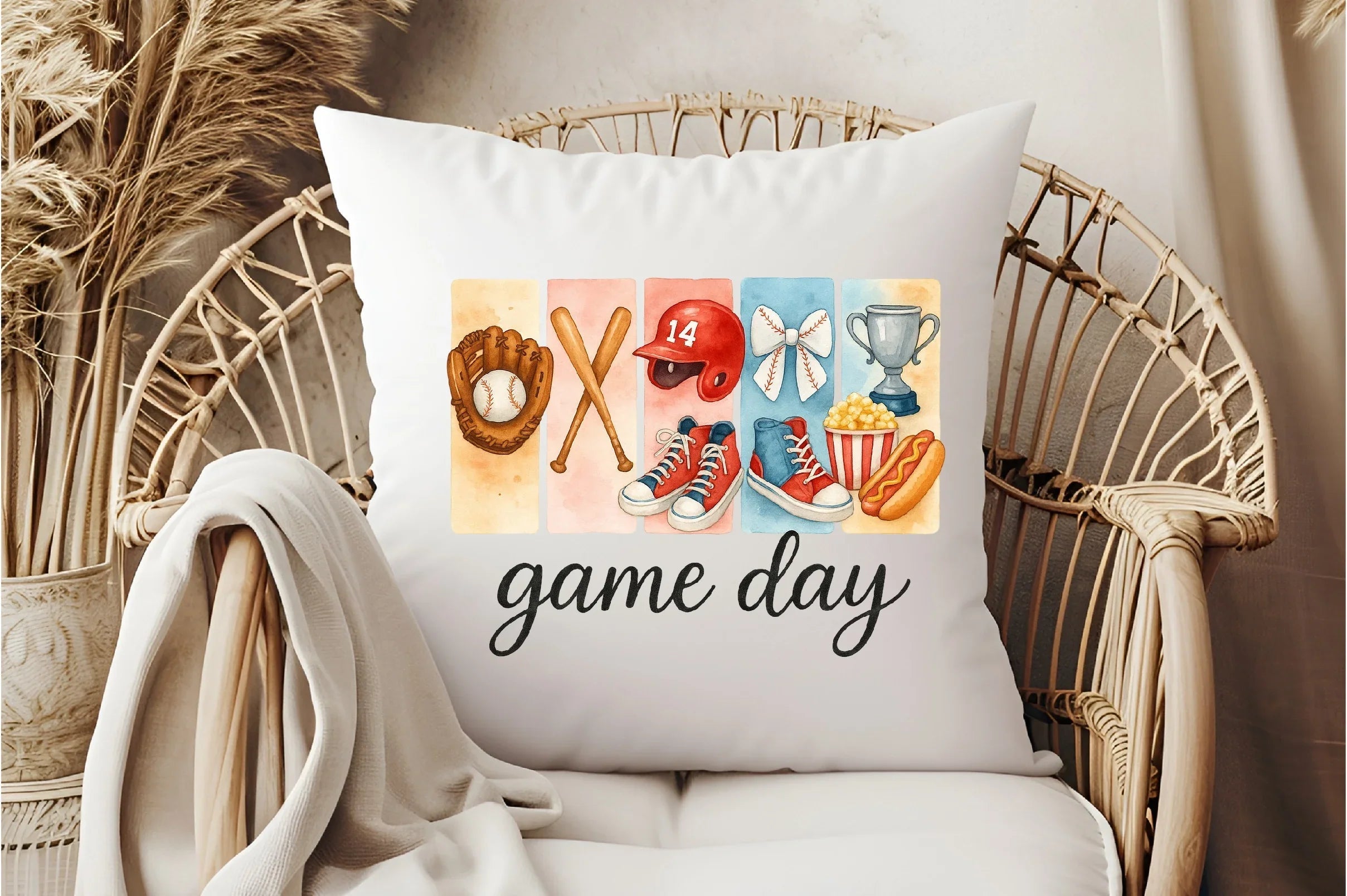 Brushstroke Baseball Game Day Clipart Bundle - CraftNest - Digital Crafting and Art