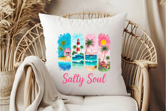 Summer Salty Soul Beach Clipart Bundle - CraftNest - Digital Crafting and Art