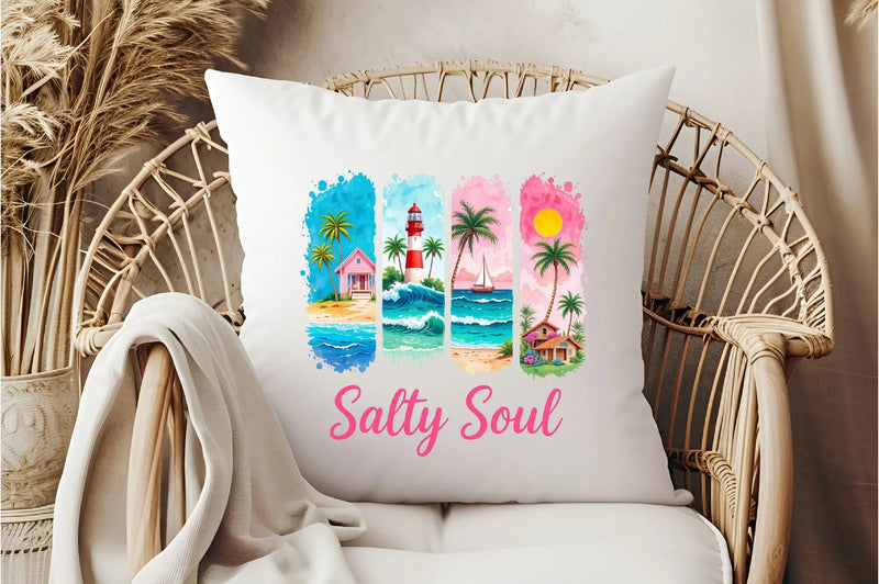 Summer Salty Soul Beach Clipart Bundle - CraftNest - Digital Crafting and Art