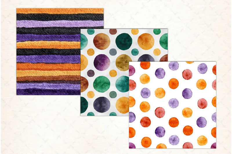 Halloween Digital Paper Pack 7 - CraftNest - Digital Crafting and Art