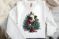 Animal Christmas Tree Clipart Bundle 1 - CraftNest - Digital Crafting and Art