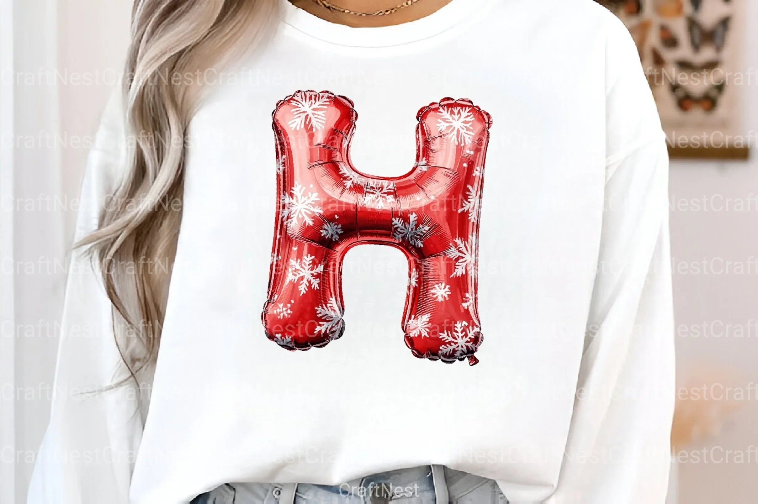 Christmas Alphabet Clipart Bundle 7 - CraftNest - Digital Crafting and Art