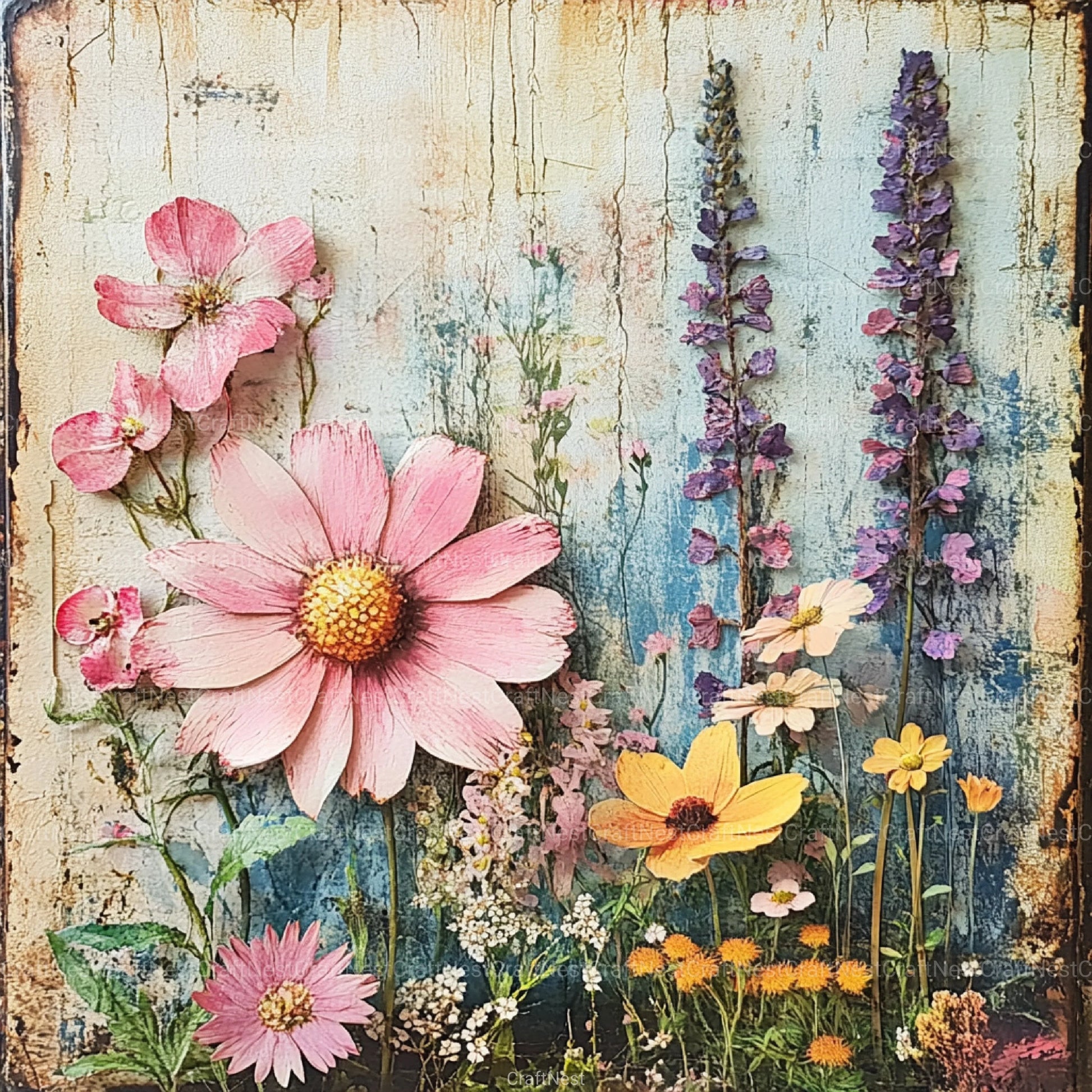 Pastel Garden Dreams Clipart Bundle - CraftNest - Digital Crafting and Art