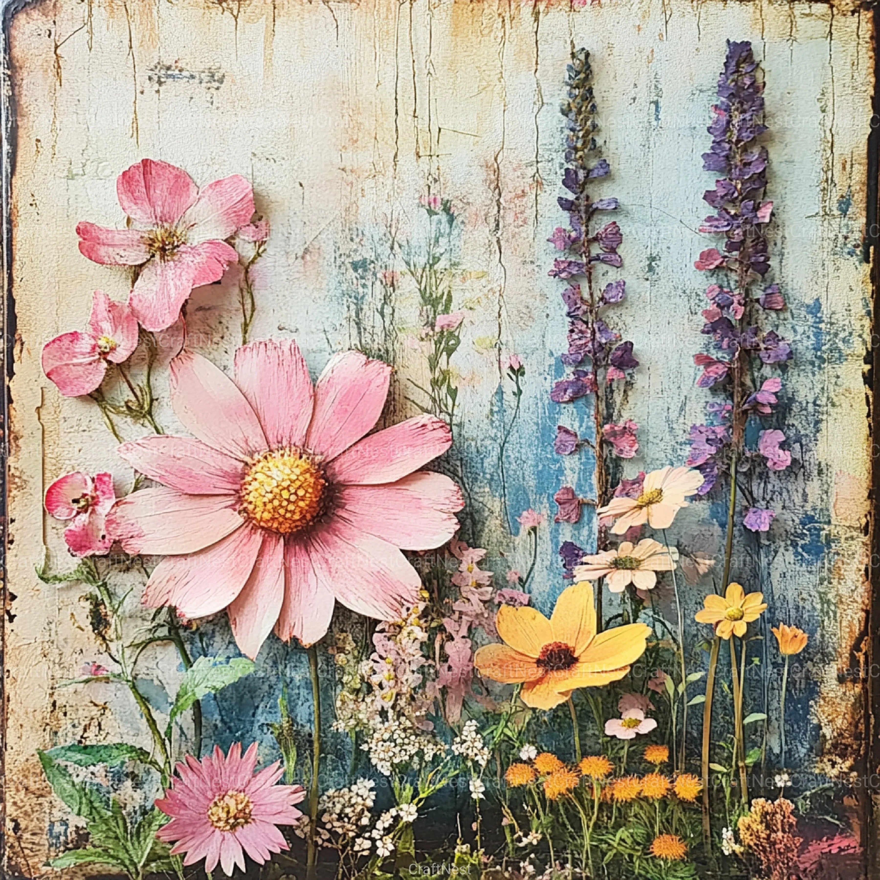 Pastel Garden Dreams Clipart Bundle - CraftNest - Digital Crafting and Art