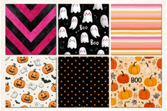 Cute Halloween Digital Paper Pack 3 - CraftNest - Digital Crafting and Art