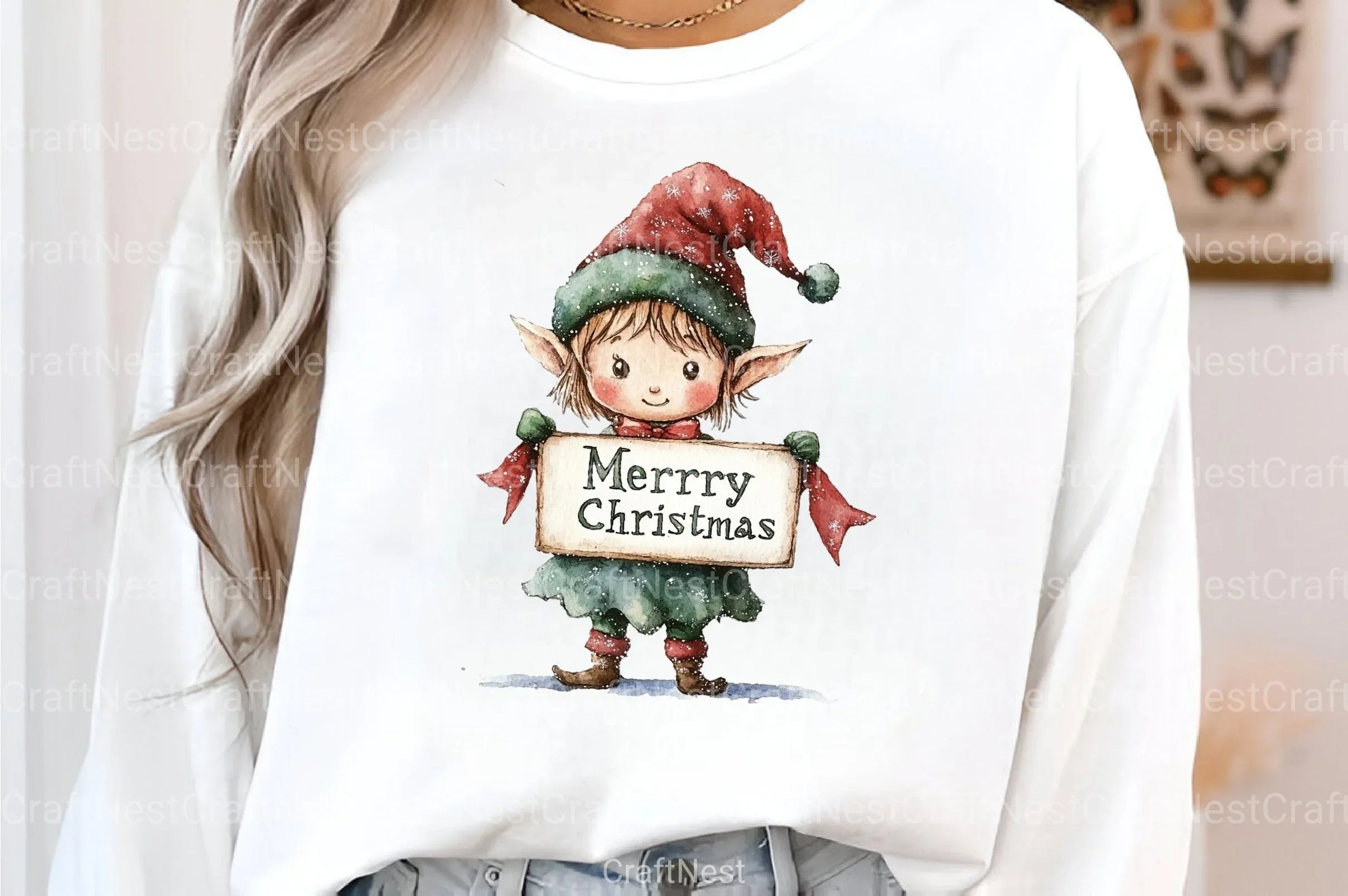 Christmas Elf Characters Clipart Bundle - CraftNest - Digital Crafting and Art