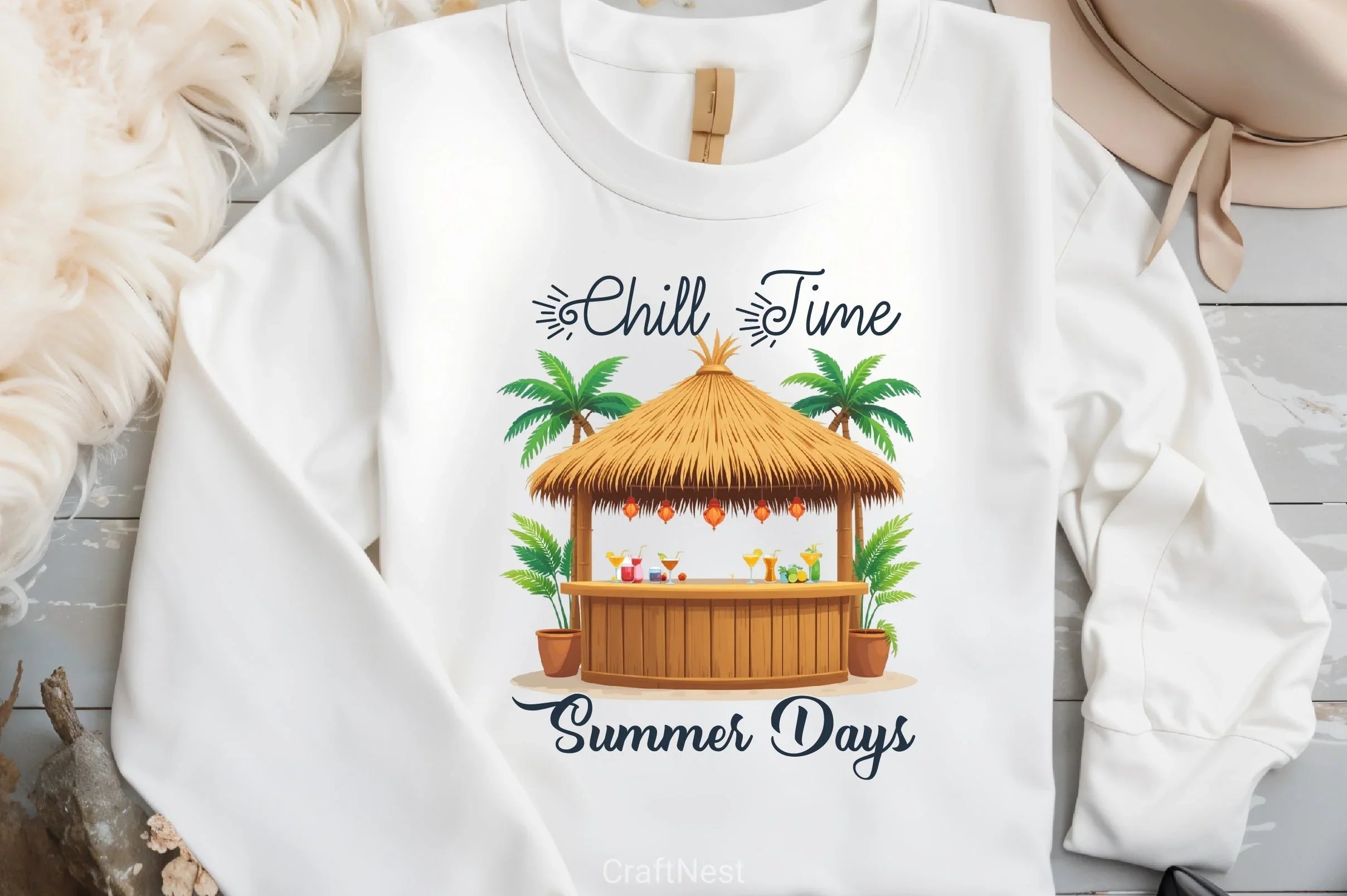 Summer Days Drink Clipart Bundle - CraftNest - Digital Crafting and Art