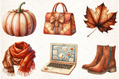Autumn Clipart Bundle 9 - CraftNest - Digital Crafting and Art