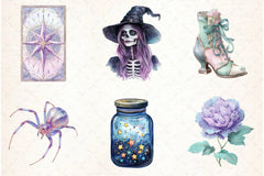 Pastel Spooky Halloween Clipart Bundle - CraftNest - Digital Crafting and Art