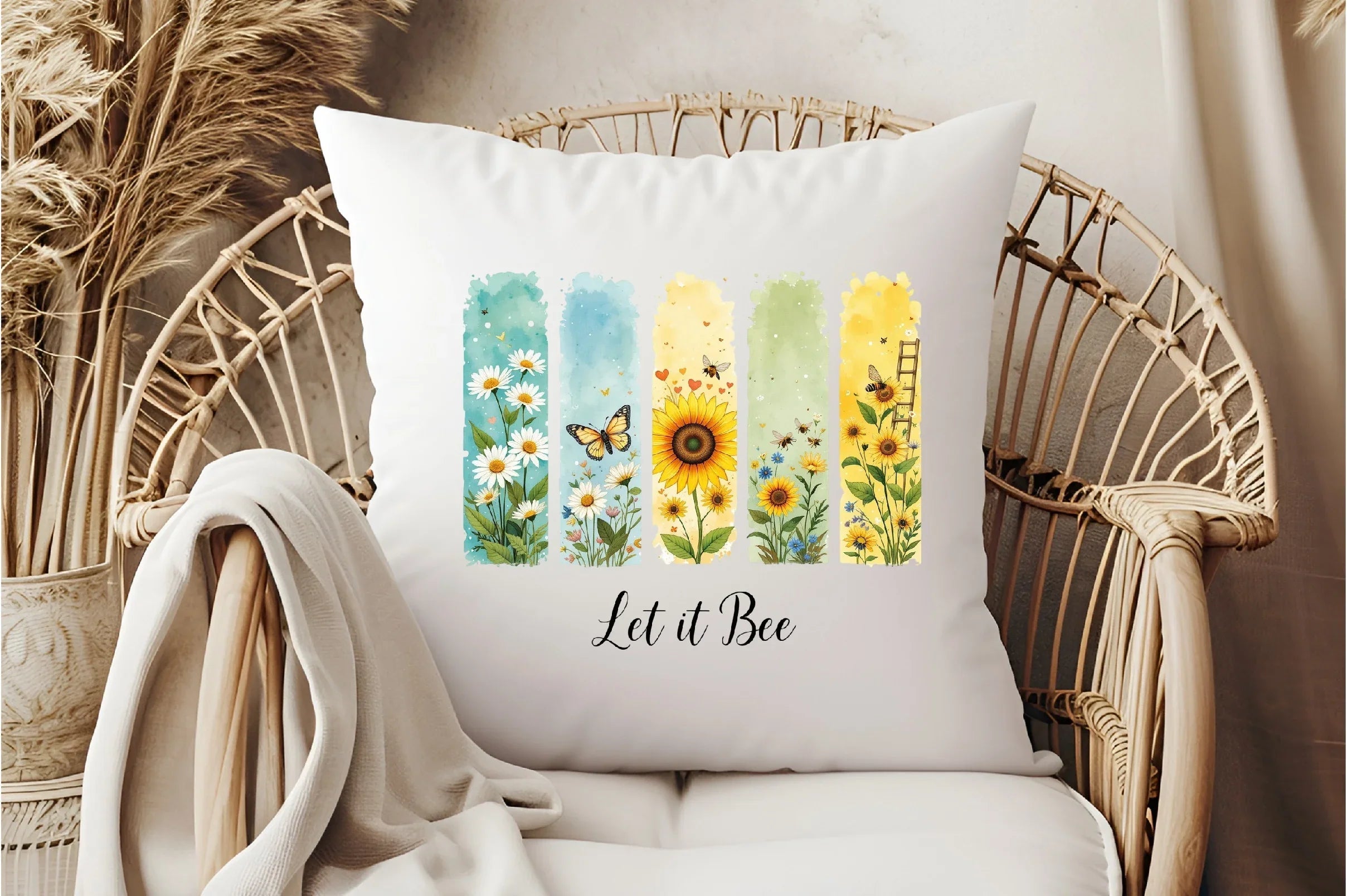 Let It Bee Positivity Spring Summer Clipart Bundle - CraftNest - Digital Crafting and Art