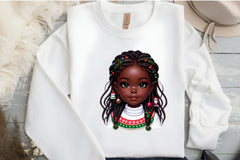Christmas Black Girl Clipart Bundle 3 - CraftNest - Digital Crafting and Art
