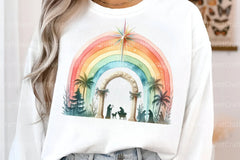 Christmas Pastel Rainbow Clipart Bundle - CraftNest - Digital Crafting and Art