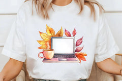 Autumn Coffee Girl Clipart Bundle - CraftNest - Digital Crafting and Art