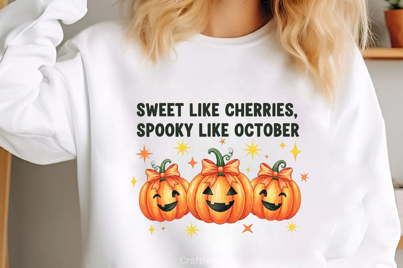 Sweet Cherries Spooky October Clipart Bundle - CraftNest - Digital Crafting and Art