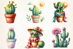 Summer Cactus Clipart Bundle 1 - CraftNest - Digital Crafting and Art