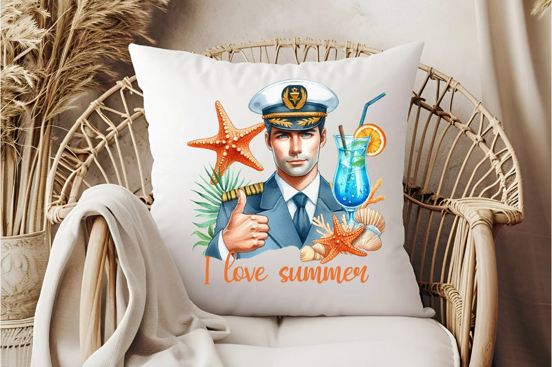 Matrose Sailor Marine Summer Boy Clipart Bundle - CraftNest - Digital Crafting and Art