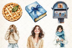 Velvet Autumn Clipart Bundle - CraftNest - Digital Crafting and Art