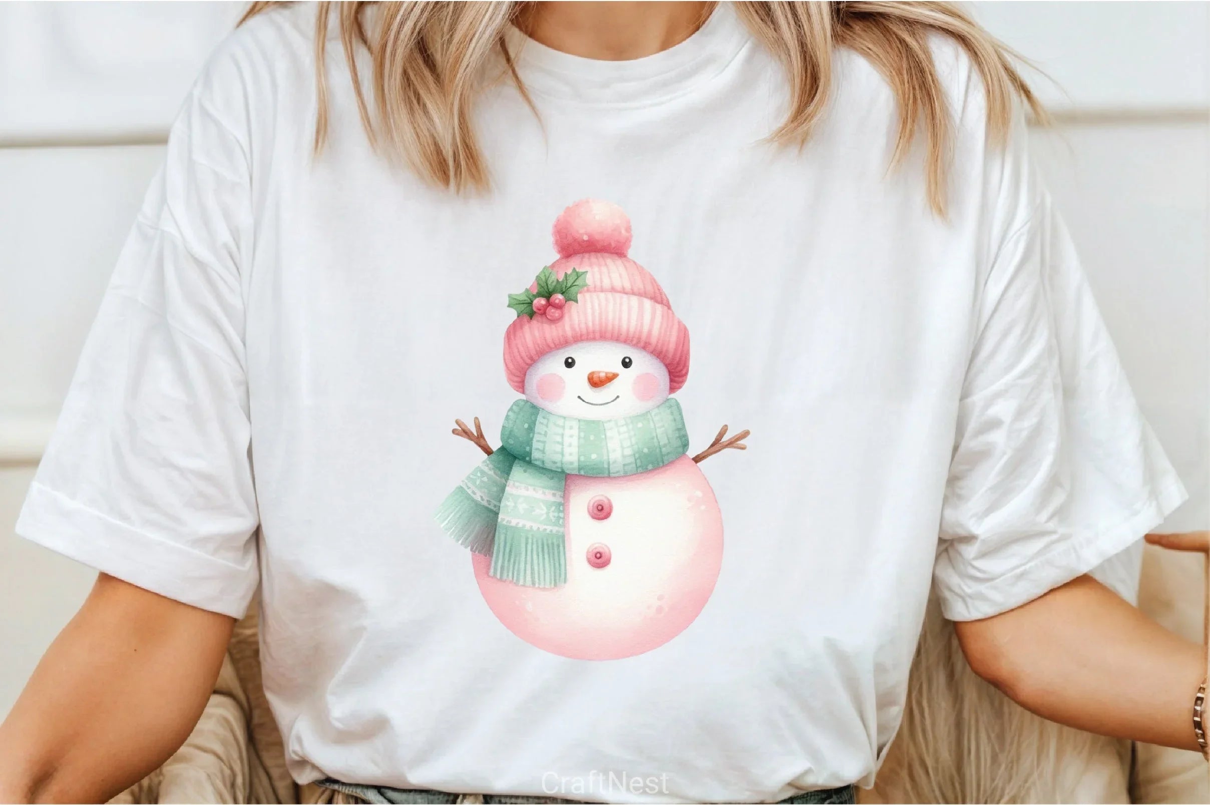 Pastel Christmas Clipart Bundle - CraftNest - Digital Crafting and Art