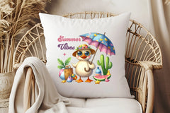 Summer Vibes Clipart Bundle 4 - CraftNest - Digital Crafting and Art