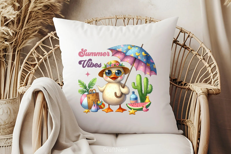 Summer Vibes Clipart Bundle 4 - CraftNest - Digital Crafting and Art