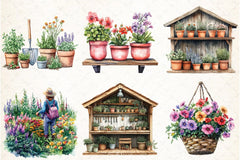 Gardening Clipart Bundle - CraftNest - Digital Crafting and Art
