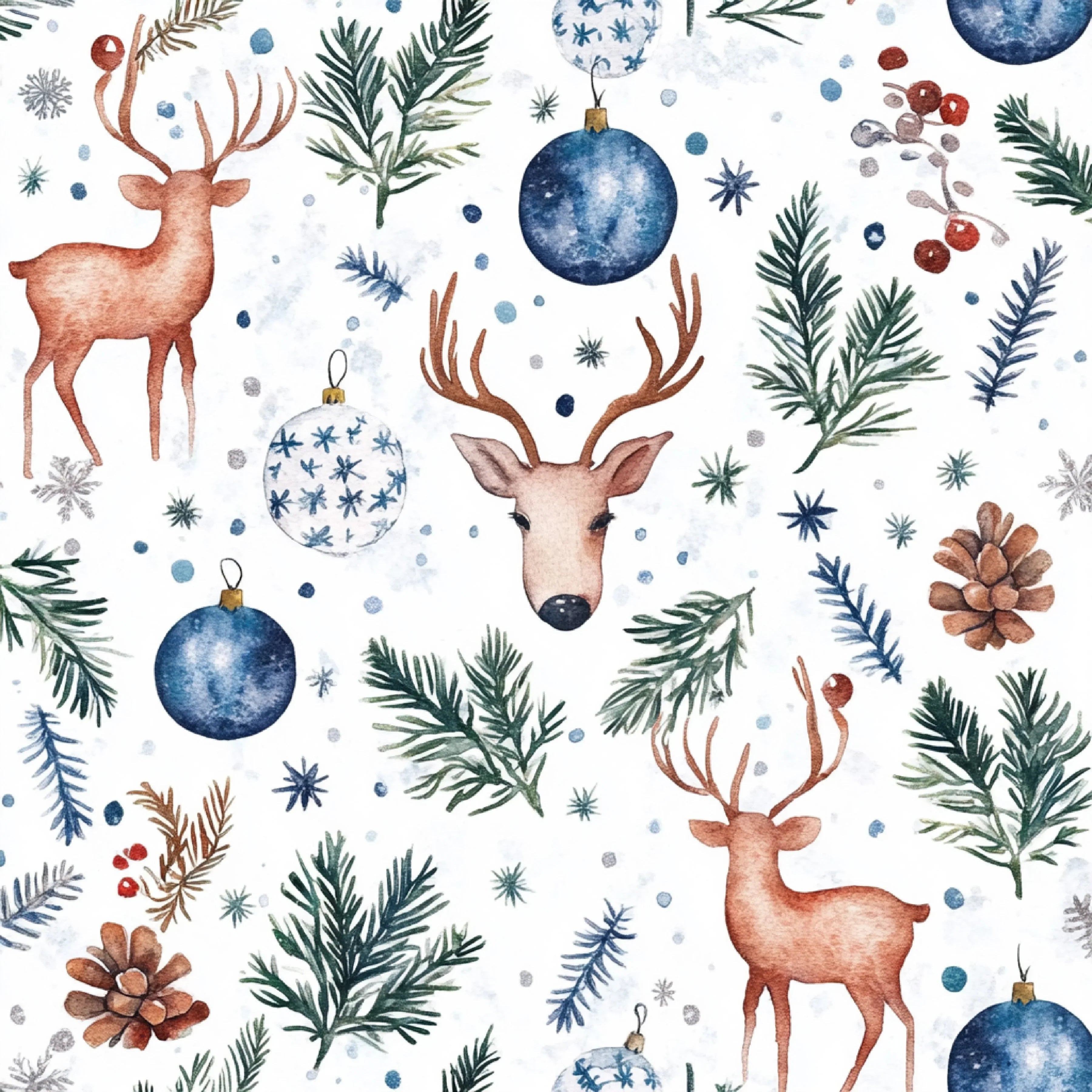 Rustic Christmas Patterns Clipart Bundle - CraftNest - Digital Crafting and Art