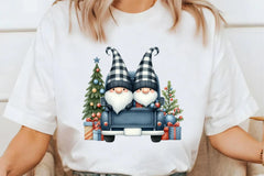 Christmas Gnome & Truck Clipart Bundle 2 - CraftNest - Digital Crafting and Art