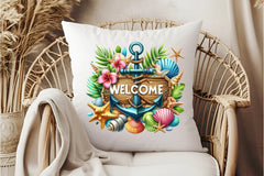 Starfish Welcome Sign Clipart Bundle - CraftNest - Digital Crafting and Art
