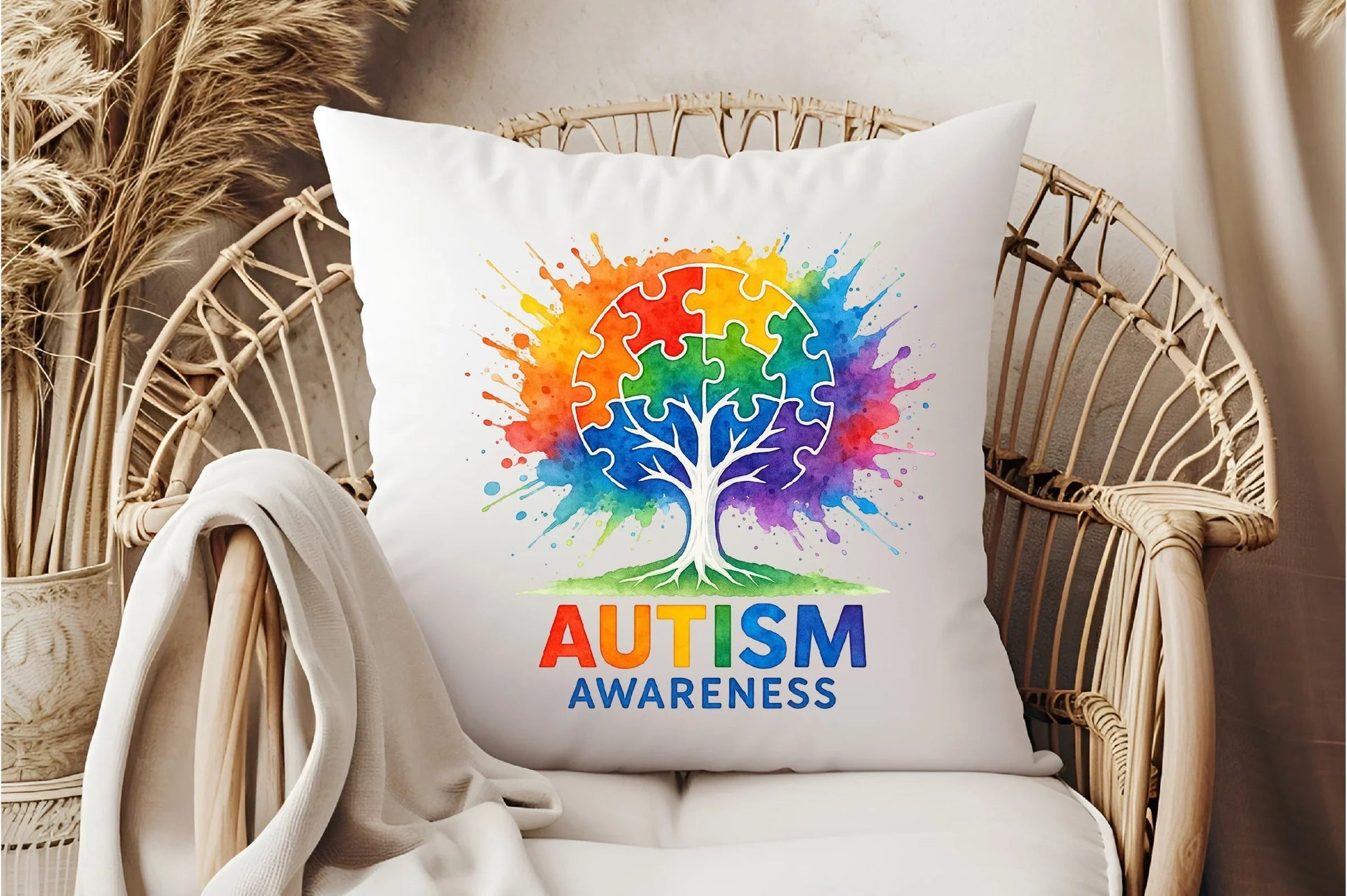 Brushstroke Autism Awareness Design Clipart Bundle - CraftNest - Digital Crafting and Art