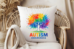 Brushstroke Autism Awareness Design Clipart Bundle - CraftNest - Digital Crafting and Art