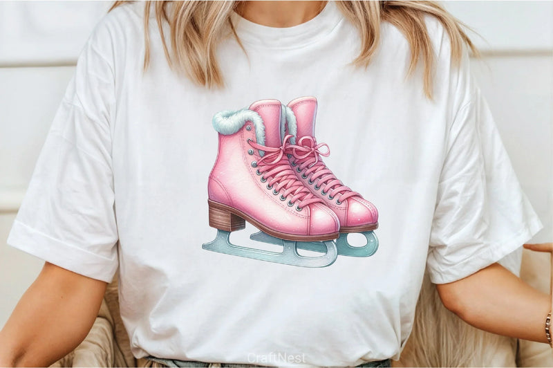 Pink Christmas Clipart Bundle 8 - CraftNest - Digital Crafting and Art